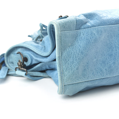 Balenciaga Agneau Classic Hardware City Bleu Paon 6 of 15