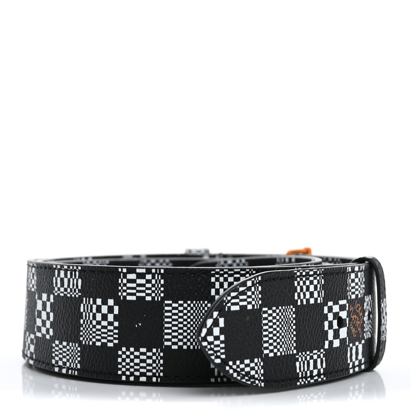 Damier Distorted Keepall Bandouliere Strap Black