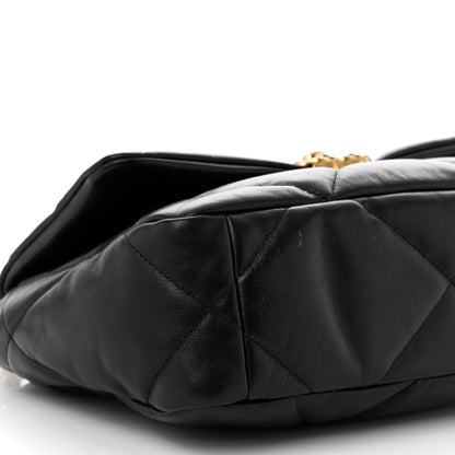 Chanel Goatskin Quilted Medium Chanel 19 Flap Black 9 of 11
