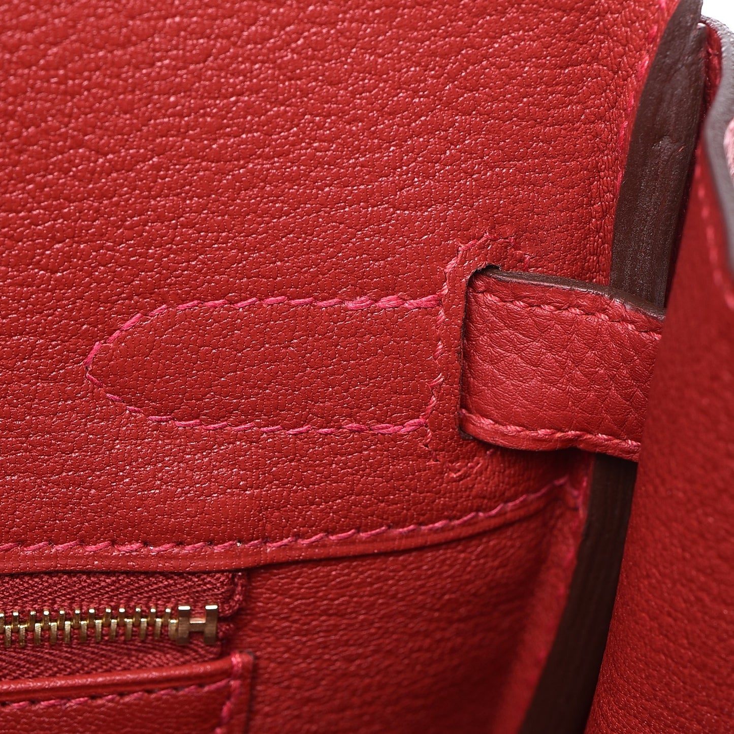 Togo Birkin 30 Rouge Garance