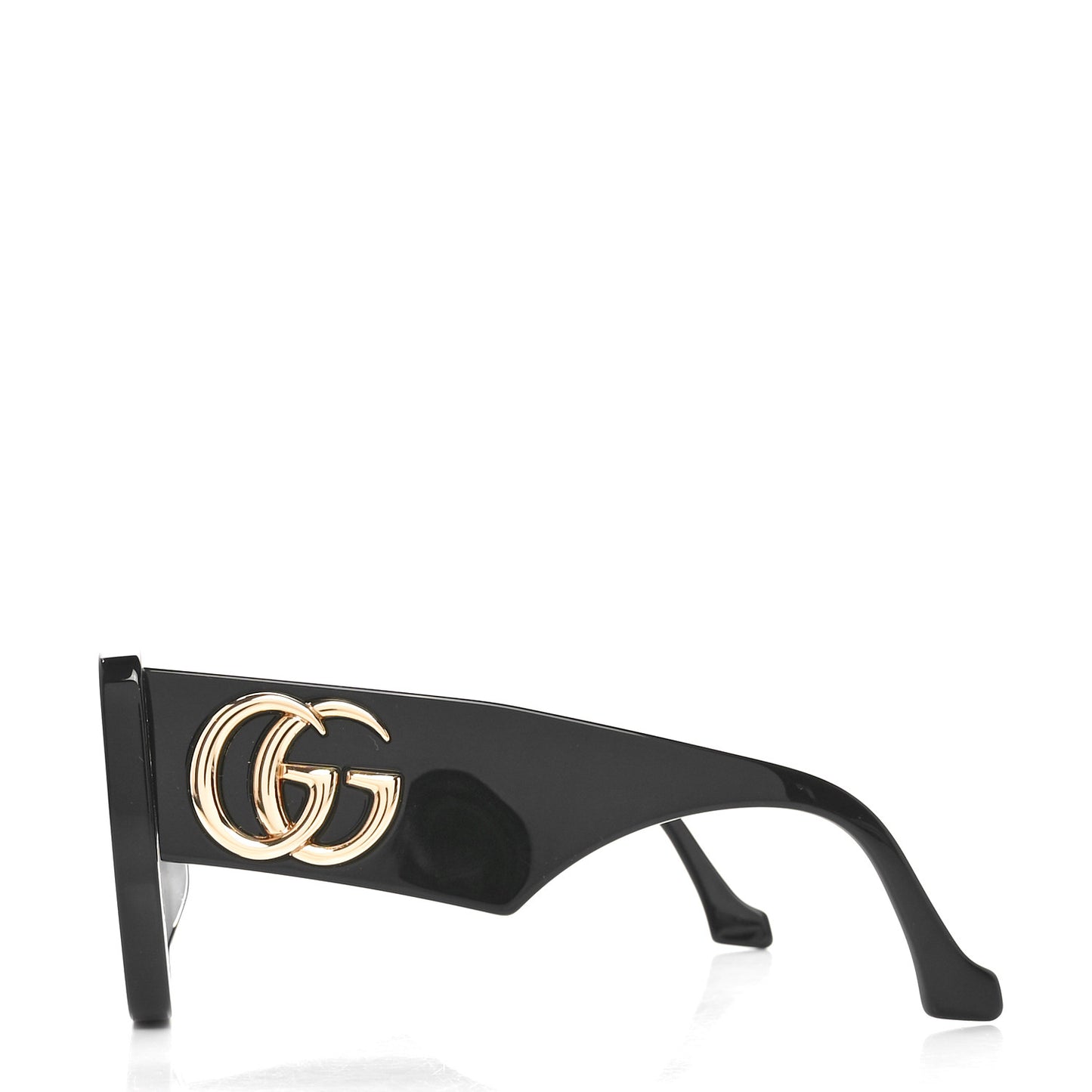 Acetate Square Frame Sunglasses GG0956S Black