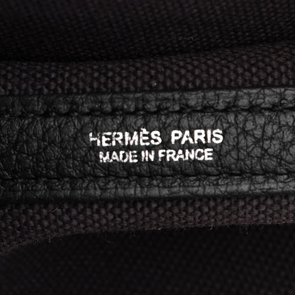 Hermes Toile Negonda Garden Party Tote 36 MM Prunoir Black 6 of 13