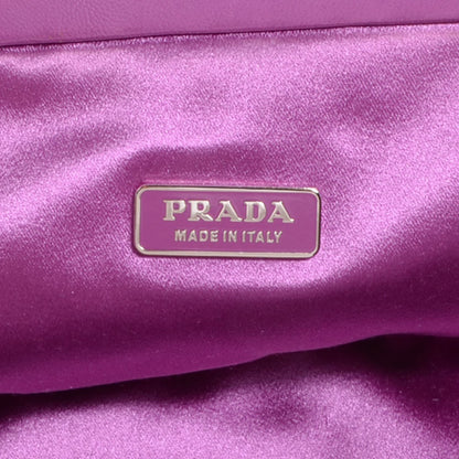 Prada Nappa Satin Raso Kisslock Clutch 6 of 8