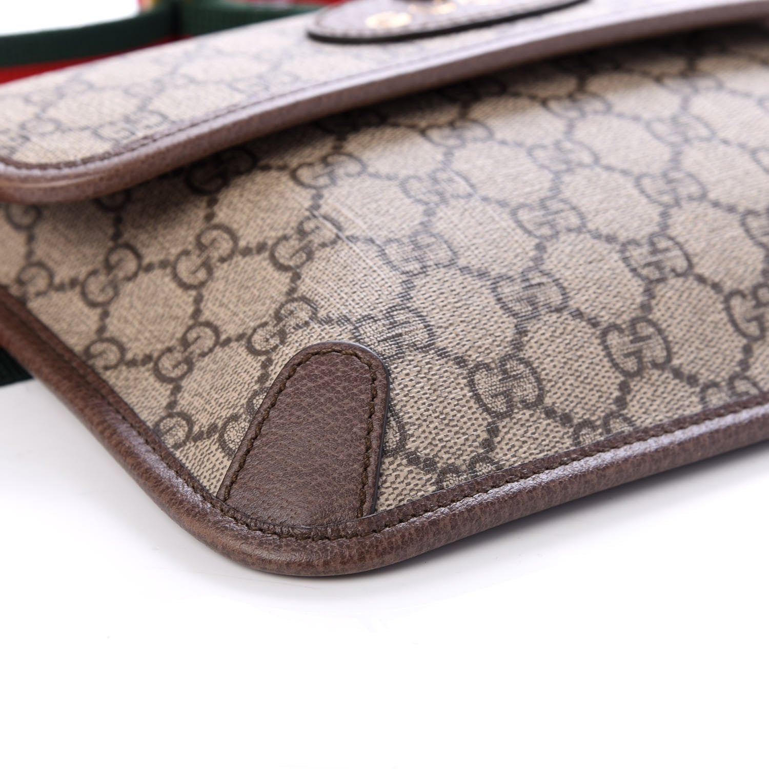 Gucci GG Supreme Monogram Neo Vintage Web Belt Bag Brown 7 of 10