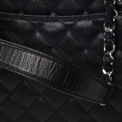 Chanel Caviar Quilted XL Grand Shopping Tote GST Black 11 of 11