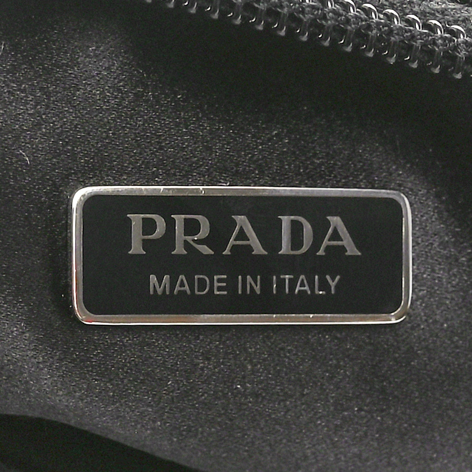 Prada Satin Crystal Mini Re-Edition 2000 Bag Black 6 of 9