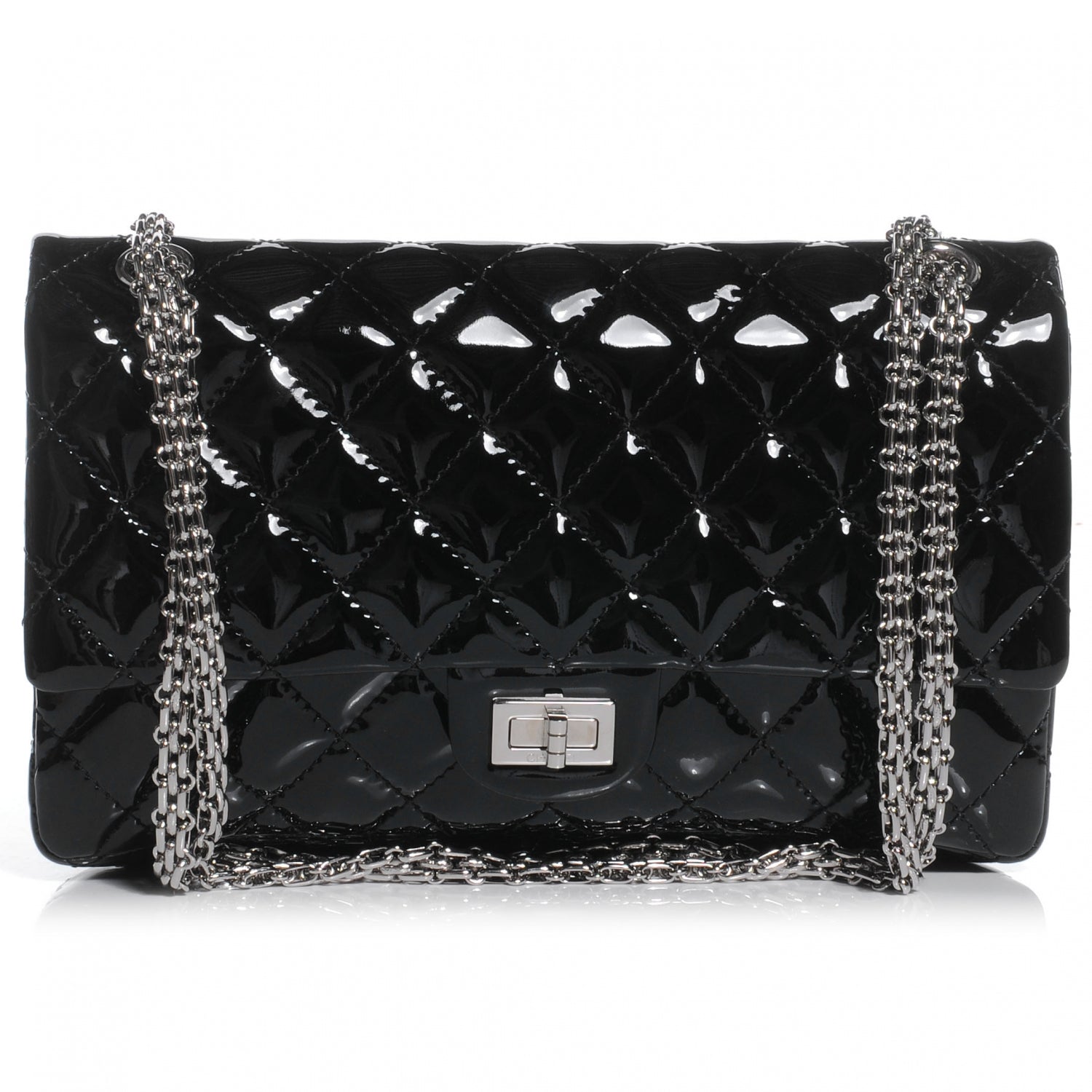 Chanel Patent 2.55 Reissue 226 Flap Black 1 of 8