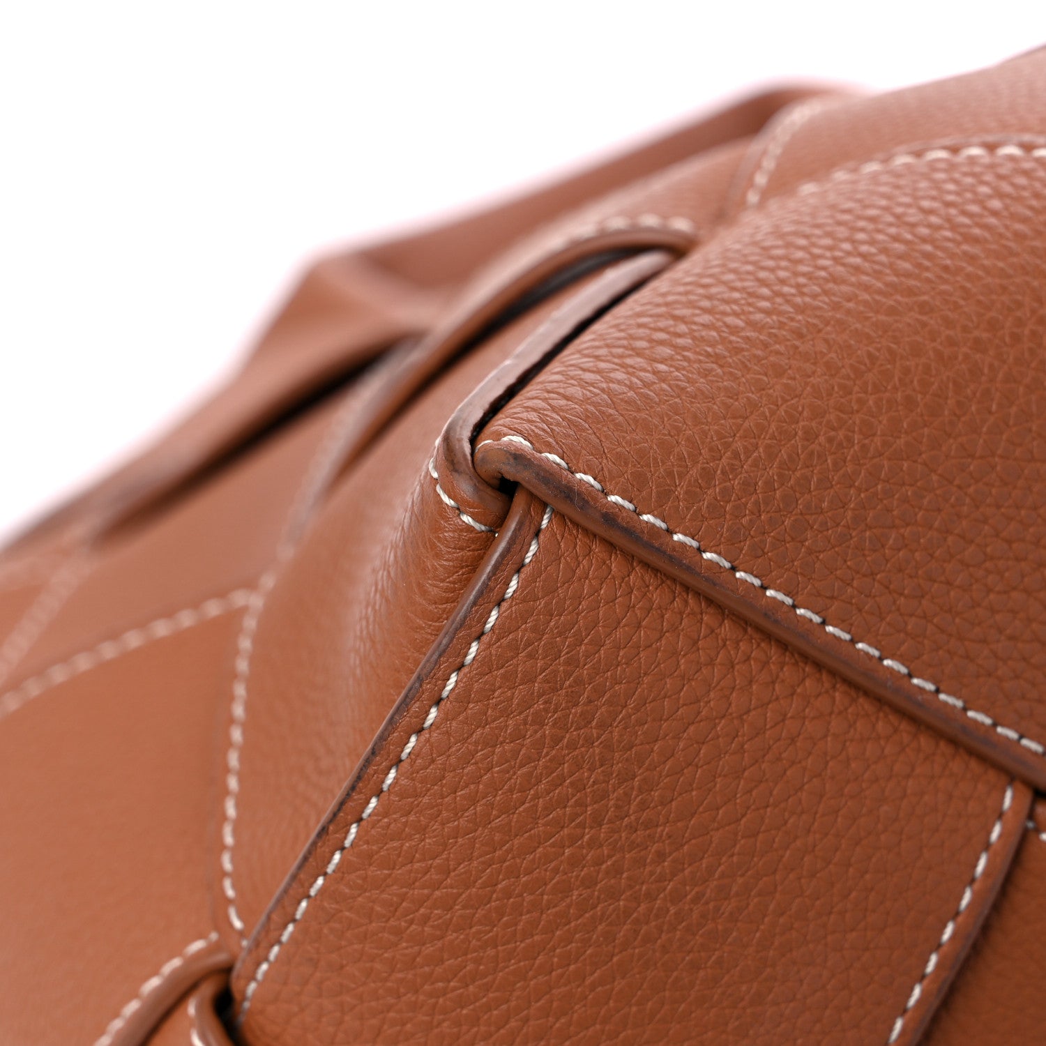 Loewe Soft Grained Calfskin Woven Basket Bag Tan 7 of 12