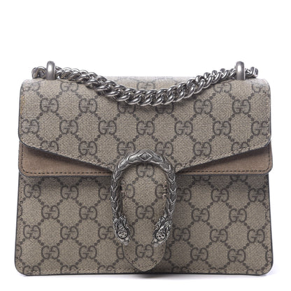 Gucci GG Supreme Monogram Mini Dionysus Shoulder Bag Taupe 1 of 12