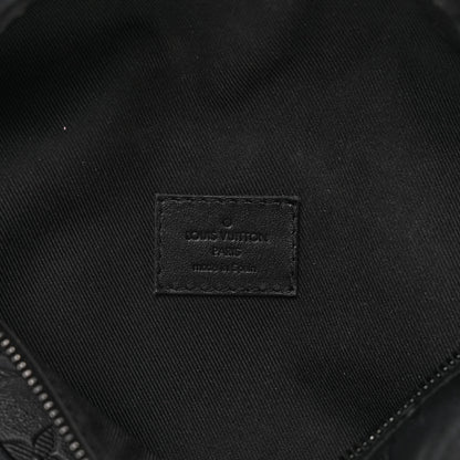 Louis Vuitton Calfskin Monogram Shadow Discovery Bumbag Black 6 of 9