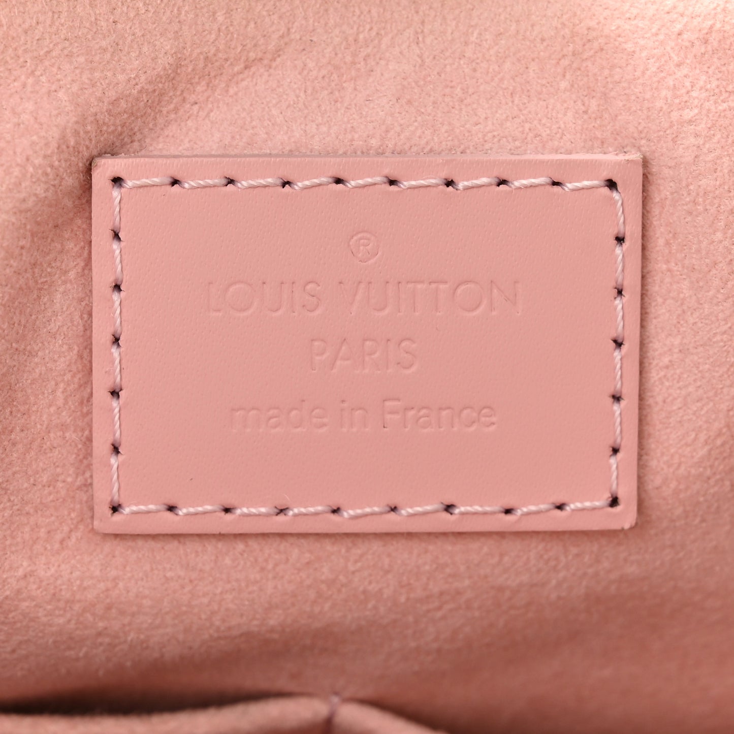 Damier Ebene Caissa Tote PM Rose Ballerine