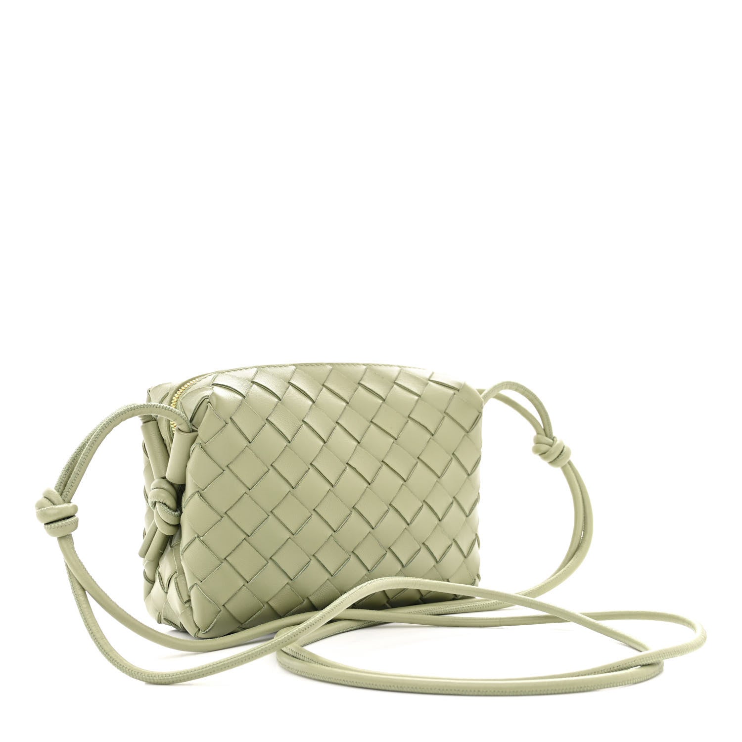 Bottega Veneta Nappa Intrecciato Mini Loop Camera Bag Travertine 3 of 9
