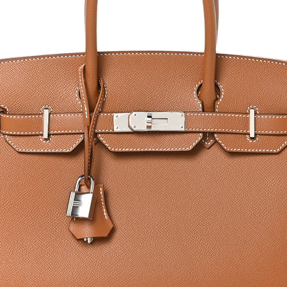 Hermes Epsom Birkin Sellier 30 Gold 8 of 11