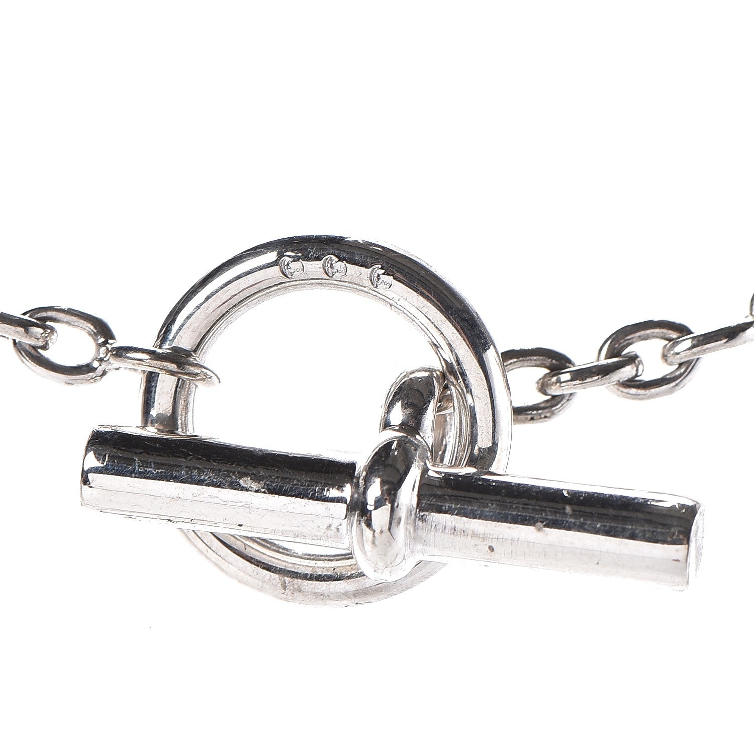 Hermes Sterling Silver Farandole Necklace 120 4 of 5