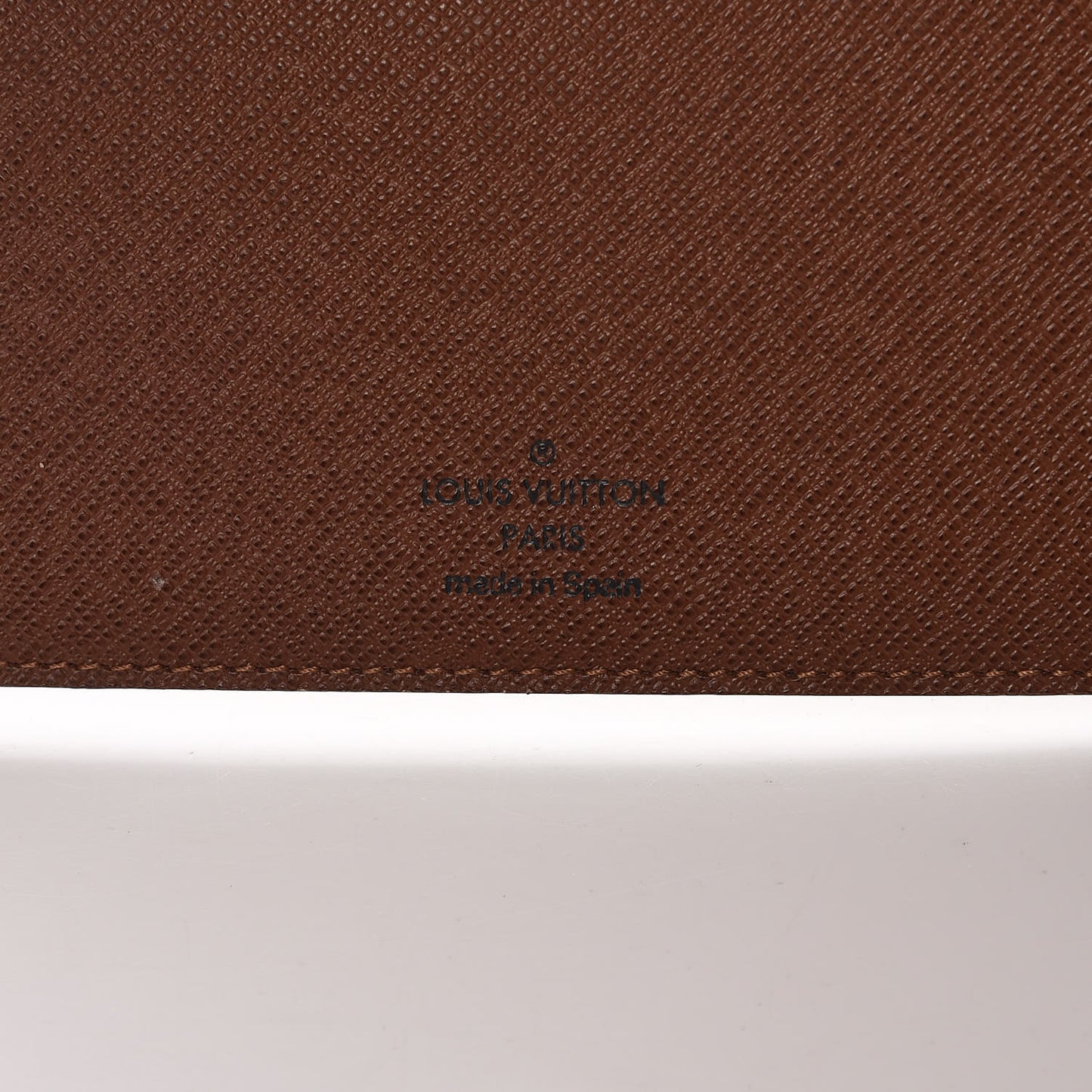Monogram Desk Agenda Cover