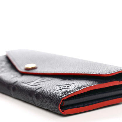Louis Vuitton Empreinte Sarah Wallet NM Marine Rouge 9 of 11