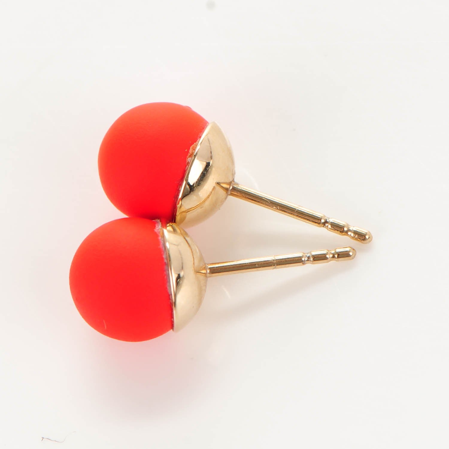 Christian Dior Mise En Dior Tribal Earrings Red 4 of 5