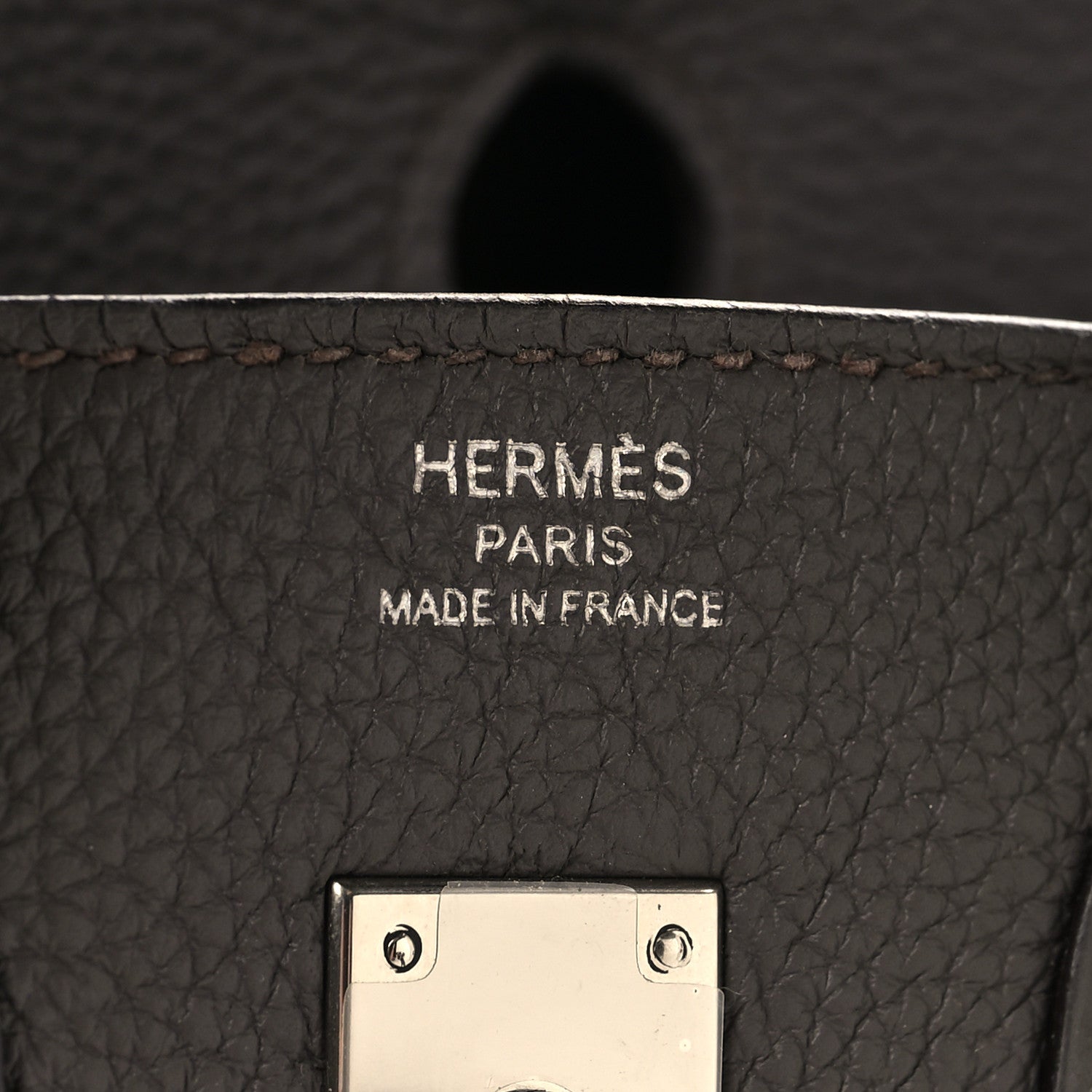 Hermes Togo Birkin 25 Etain 6 of 15