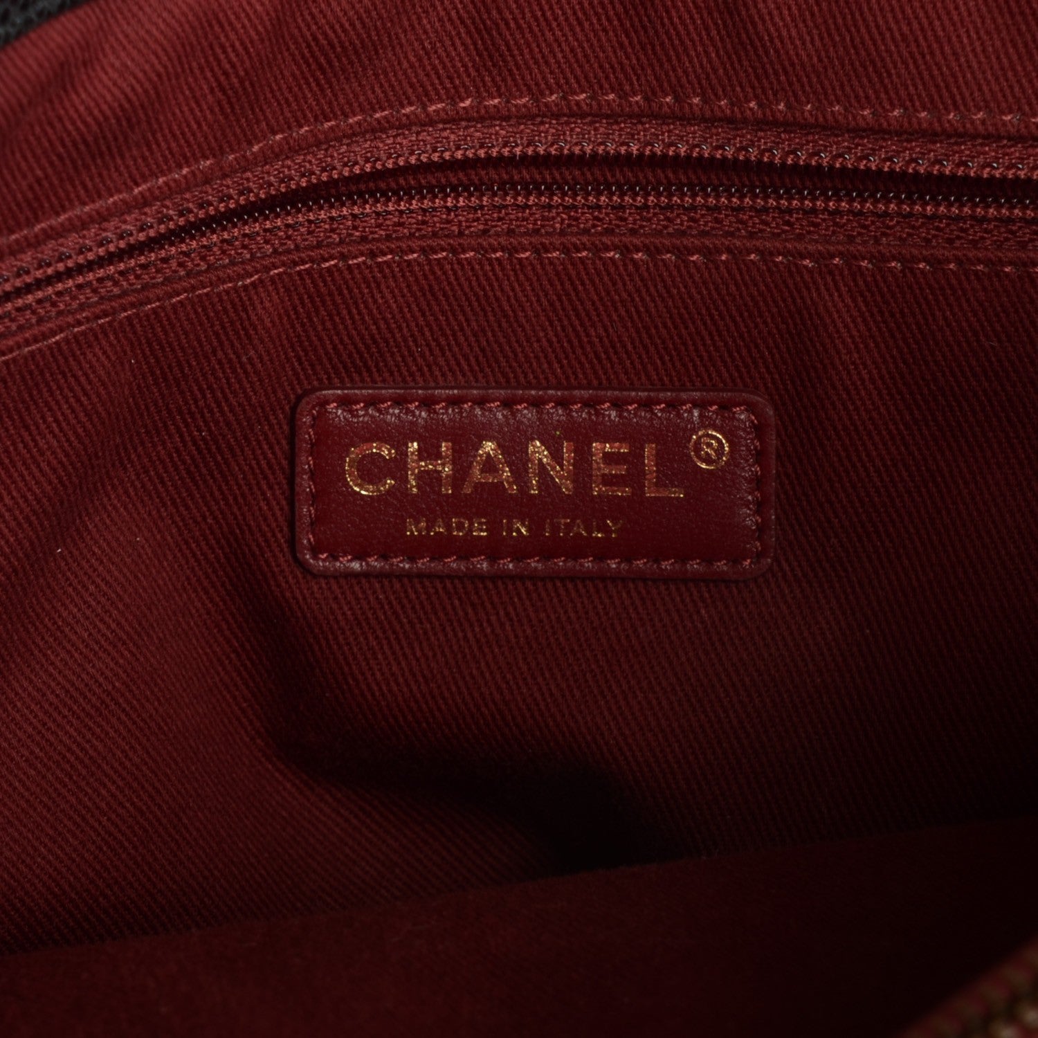 Chanel Glazed Caviar Quilted Small Shiva Tote Black 6 of 7