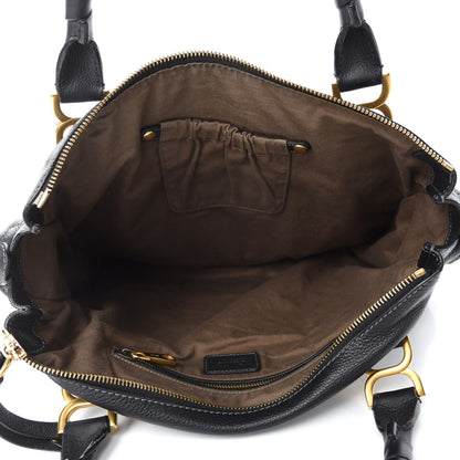Chloe Calfskin Large Marcie Satchel Black 5 of 10
