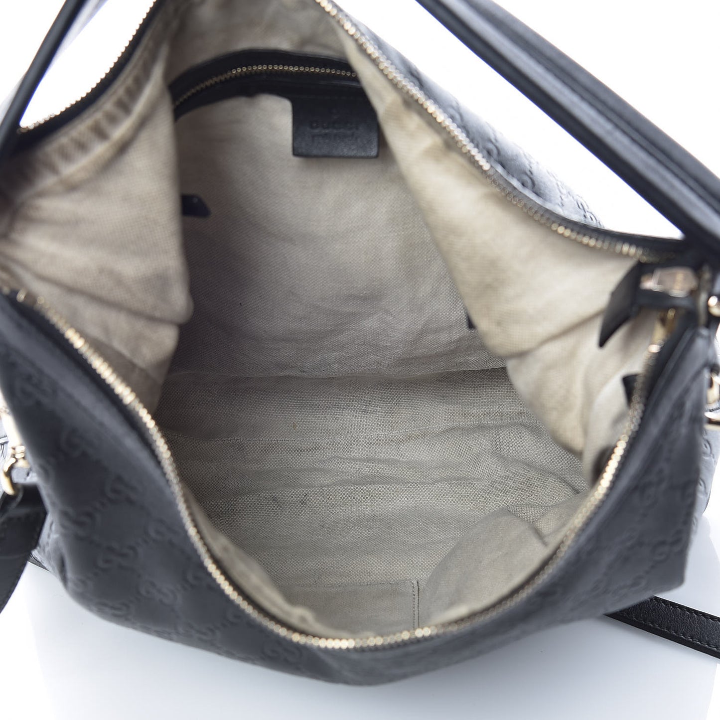 Guccissima Small Miss GG Hobo Black