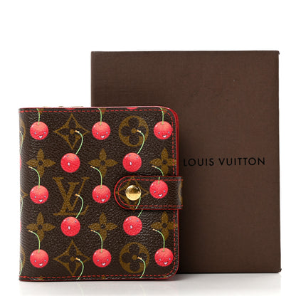 Louis Vuitton Monogram Cerises Compact Zippe Wallet 7 of 7