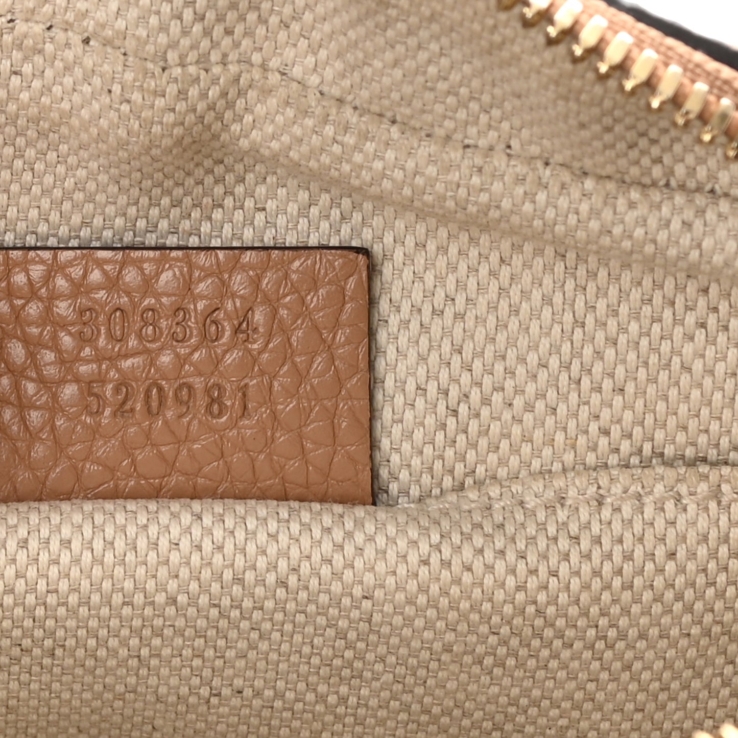 Pebbled Calfskin Small Soho Disco Bag Rose Beige