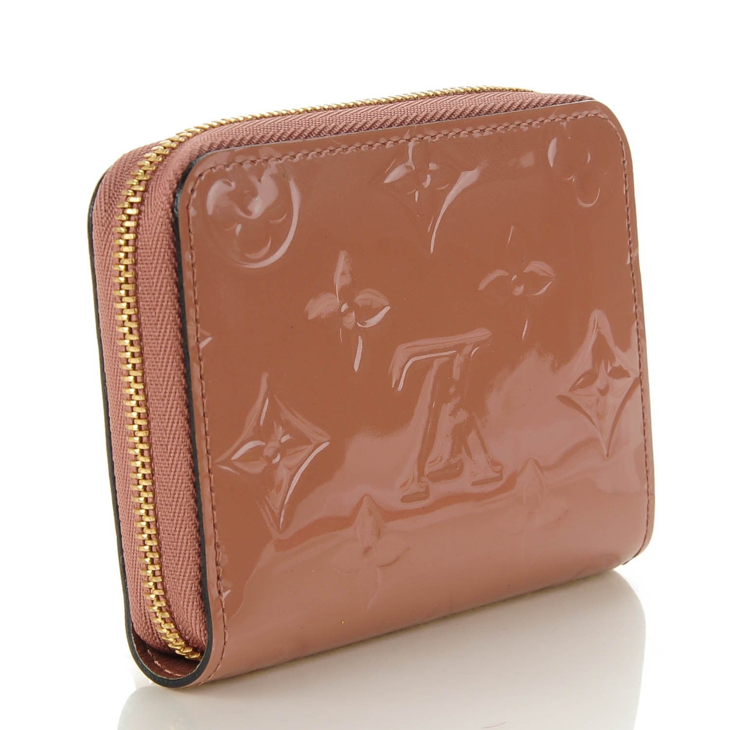 Louis Vuitton Vernis Zippy Coin Purse Rose Velours 3 of 7
