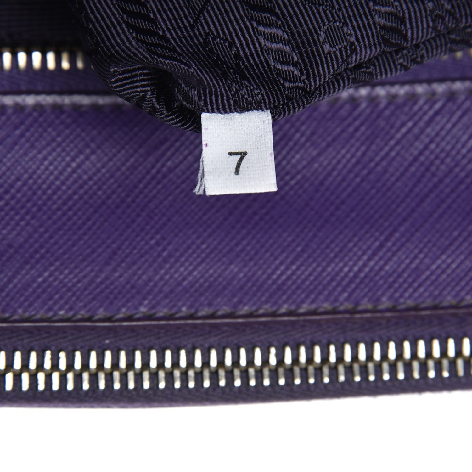 Prada Saffiano Small Galleria Double Zip Tote Viola 9 of 17