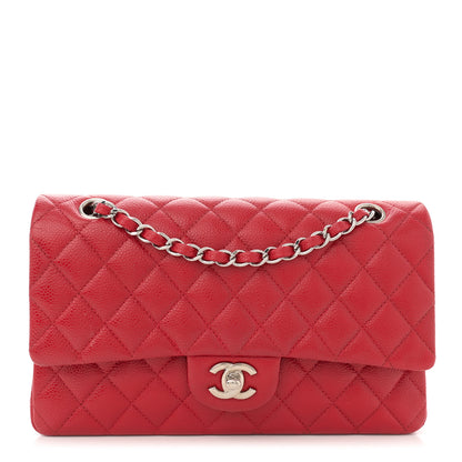 Chanel Caviar Quilted Medium Double Flap Red 1 of 13