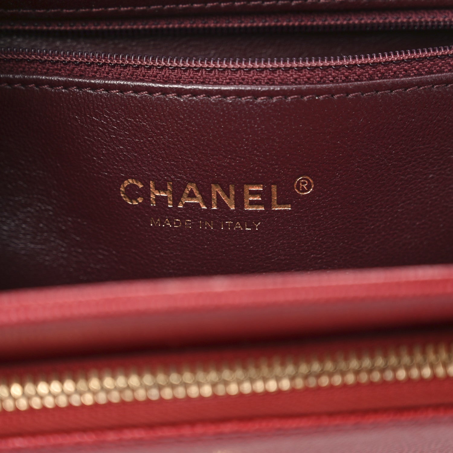 Chanel Caviar Quilted Large Business Affinity Flap Red 6 of 10