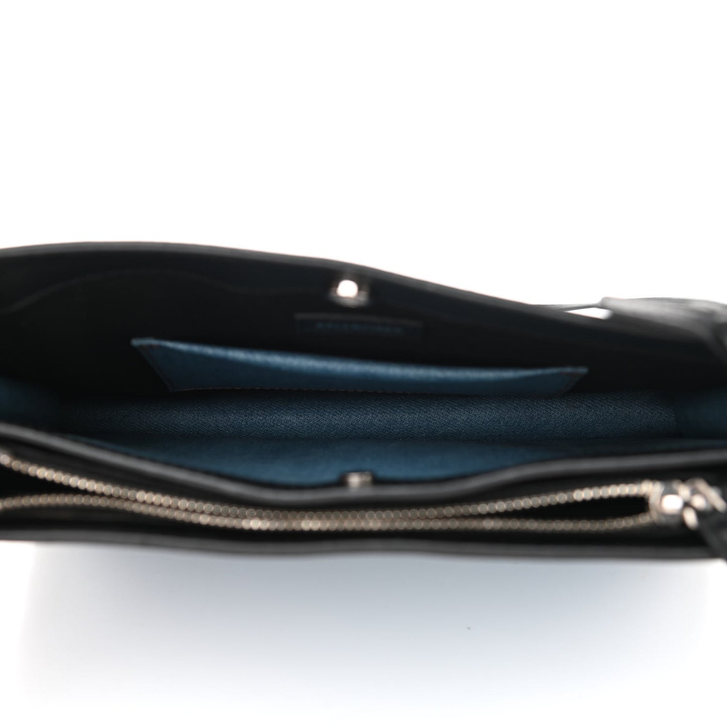 Denim Pochette Crossbody Bag Blue