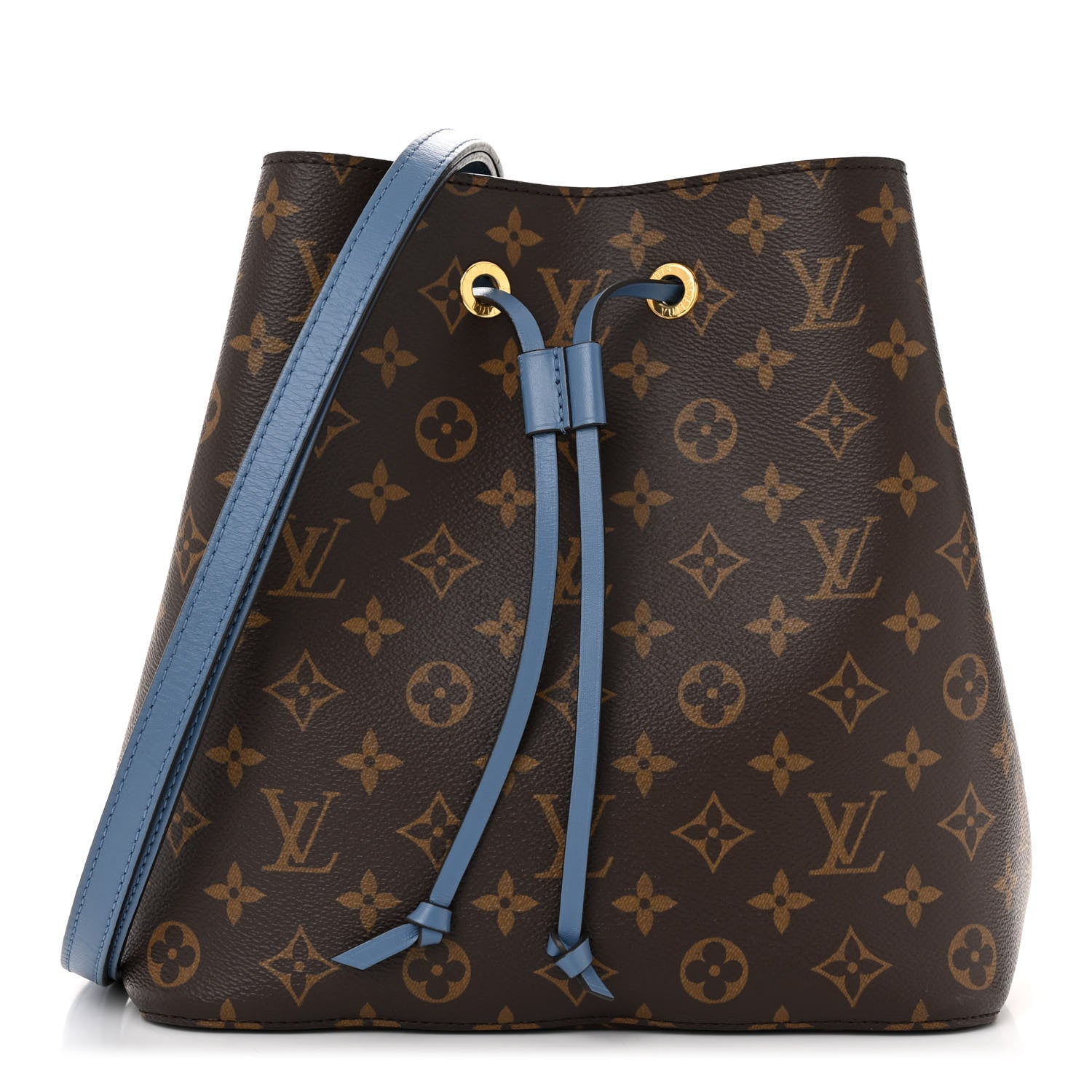 Louis Vuitton Monogram Neonoe MM Blue Jean 1 of 10