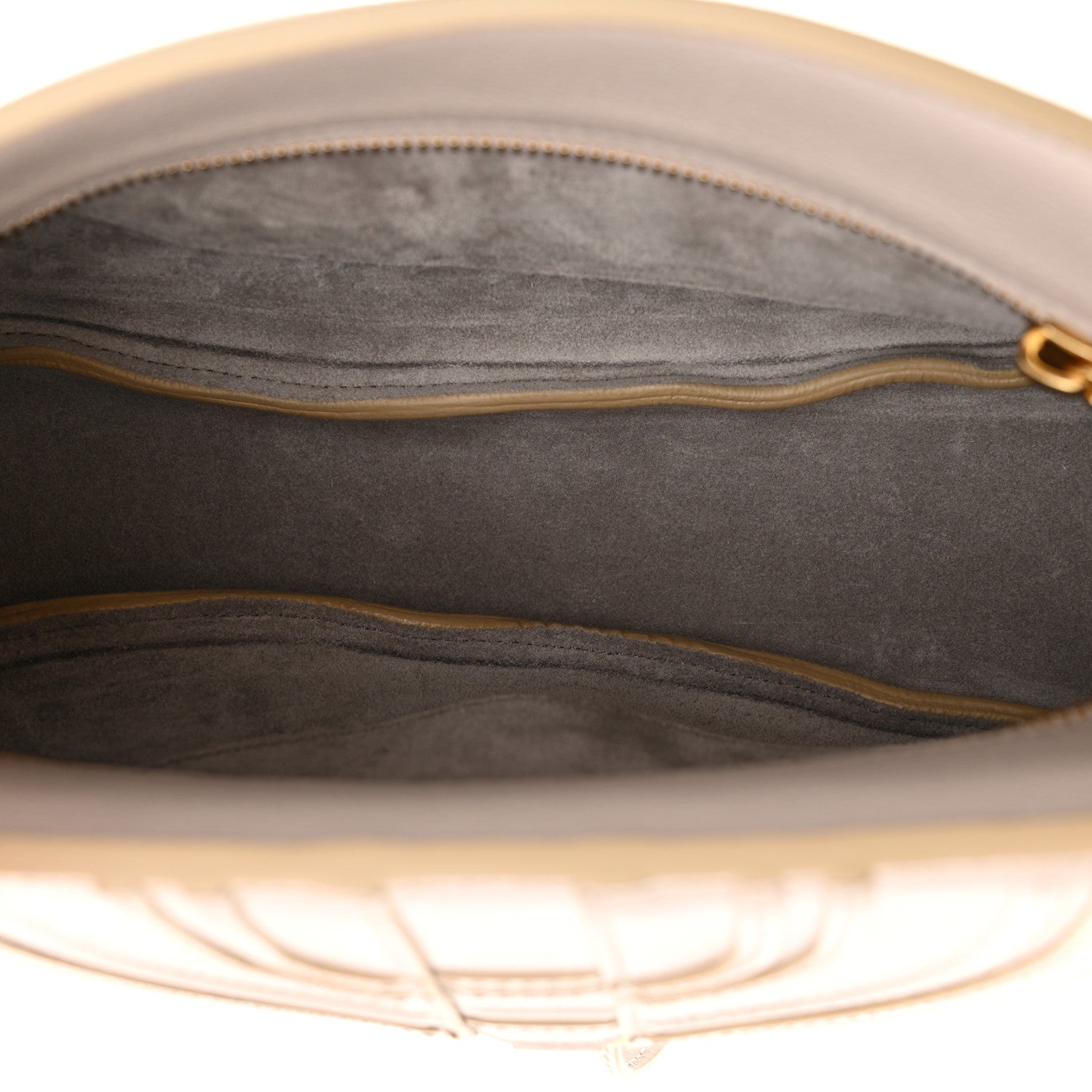 Chloe Shiny Grained Calfskin Small Marcie Clutch Wild Grey 5 of 9