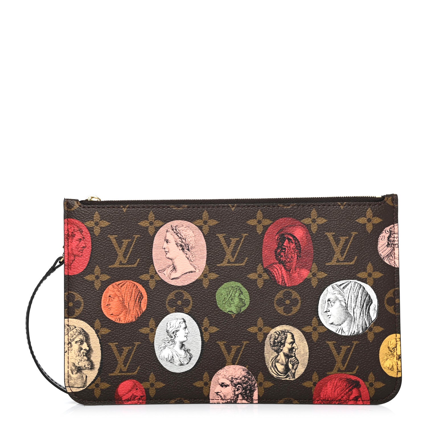 Louis Vuitton X FORNASETTI Monogram Cameo Neverfull MM GM Pochette 1 of 4