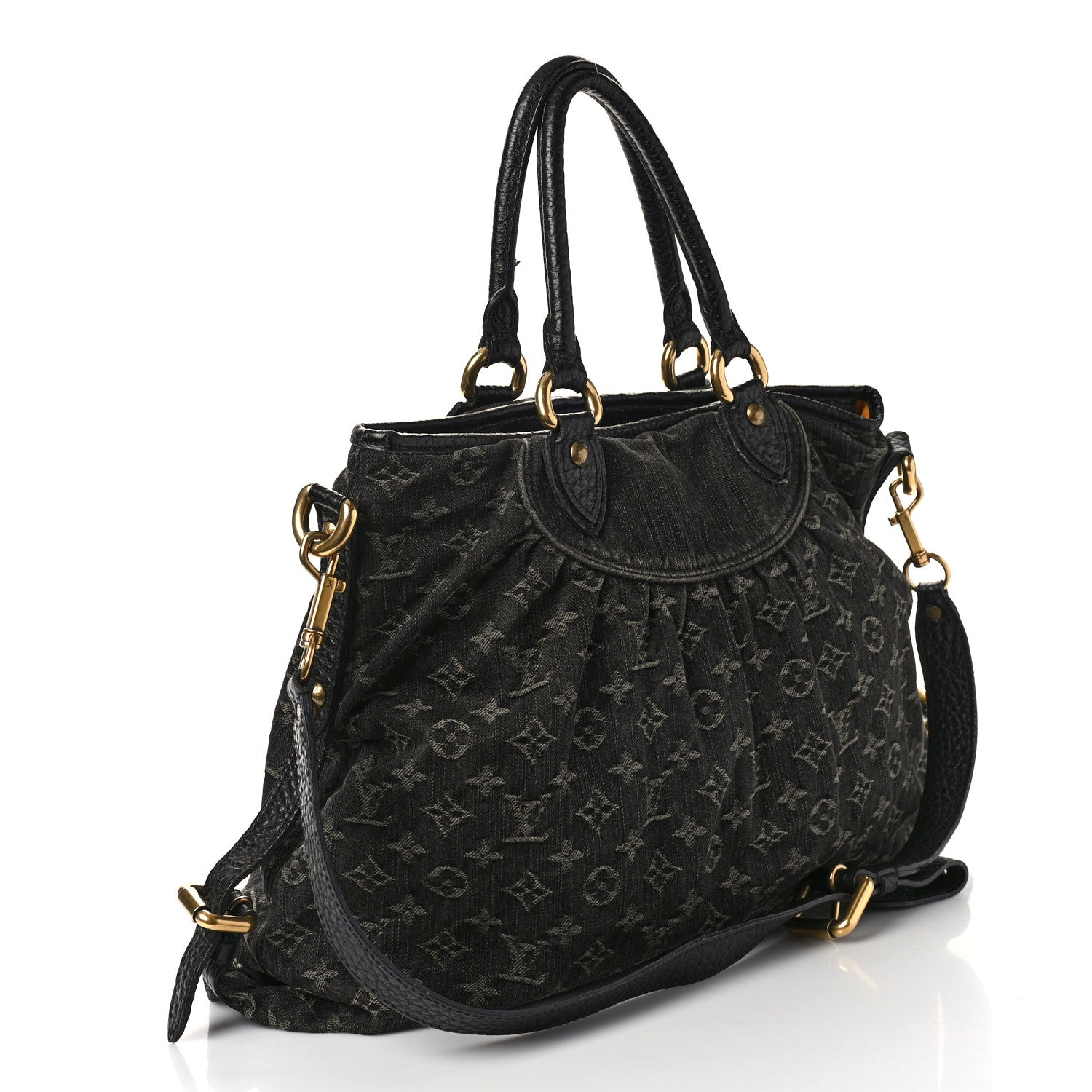 Louis Vuitton Denim Neo Cabby GM Black 3 of 11