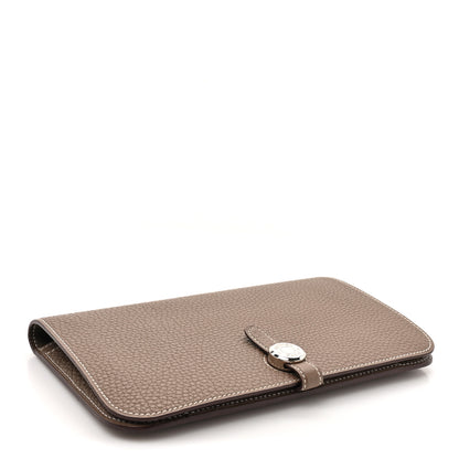 Hermes Togo Dogon Duo Wallet Etoupe 5 of 11
