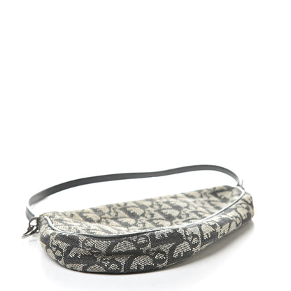 Christian Dior Monogram Mini Saddle Pochette Black 4 of 12