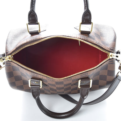 Louis Vuitton Damier Ebene Speedy Bandouliere 25 7 of 16
