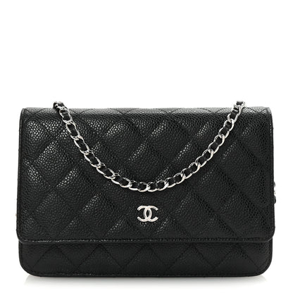 Chanel Caviar Quilted Wallet On Chain WOC Black 1 of 11