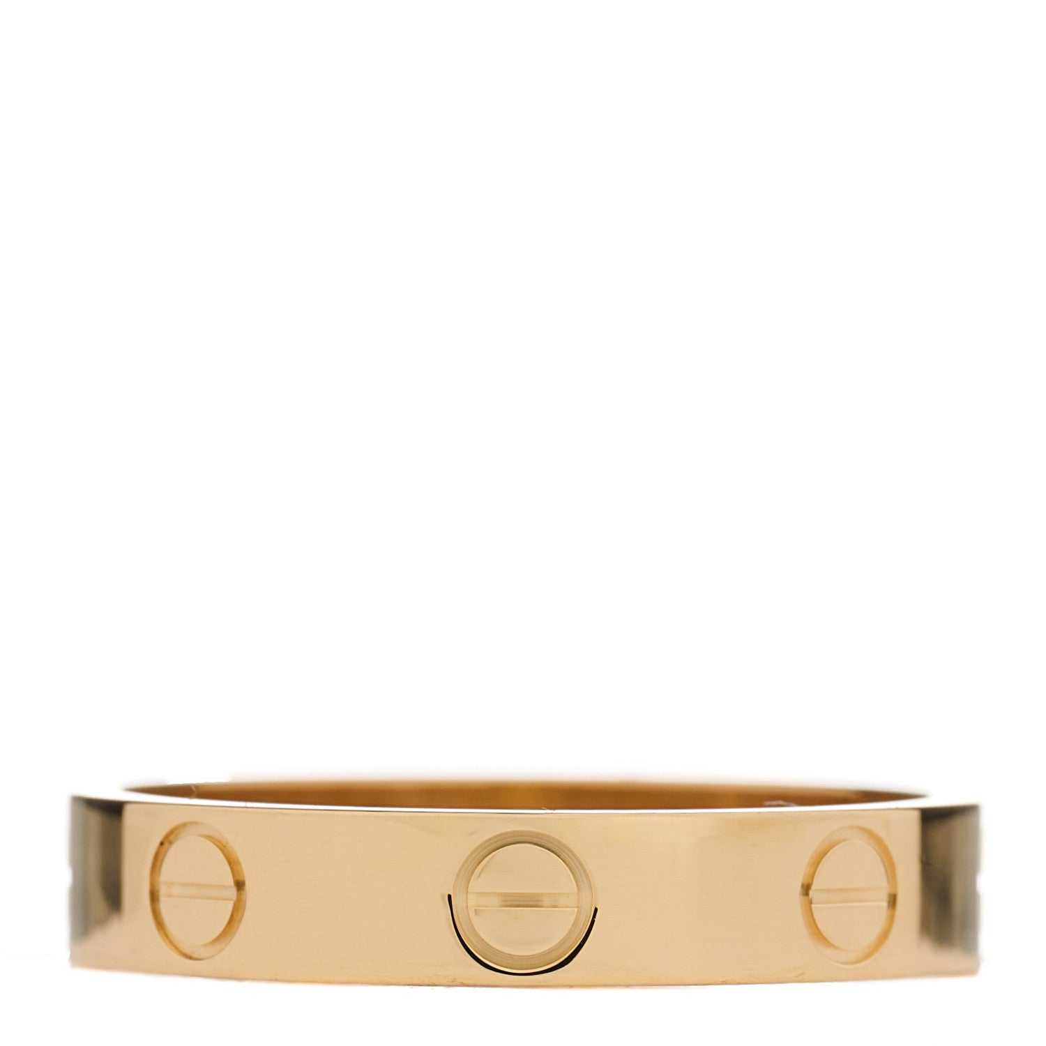 Cartier 18K Yellow Gold 3.5mm LOVE Wedding Band Ring 54 6.75 1 of 3