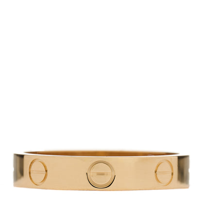 Cartier 18K Yellow Gold 3.5mm LOVE Wedding Band Ring 54 6.75 1 of 3
