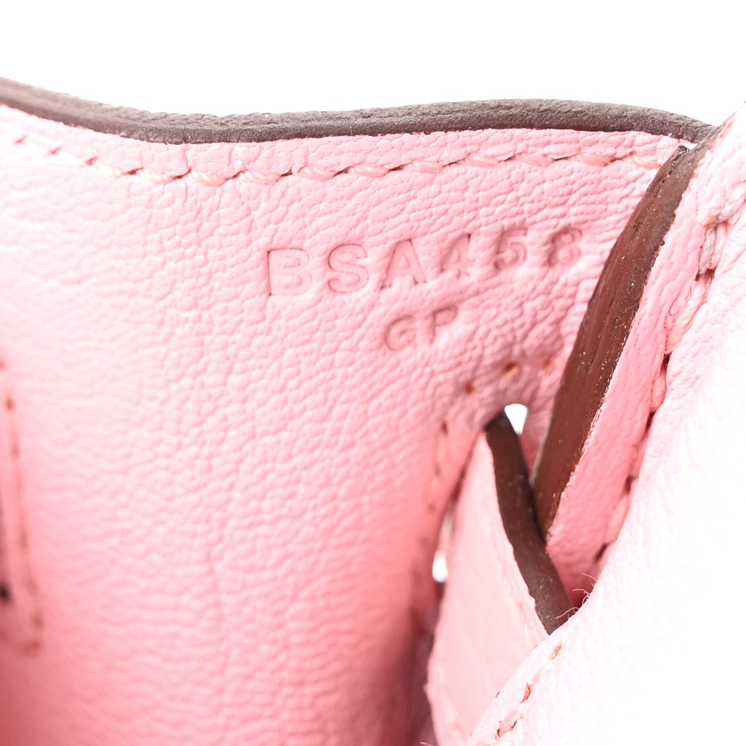 Hermes Togo Horseshoe Birkin 25  Bleu Pale Rose Sakura 7 of 11