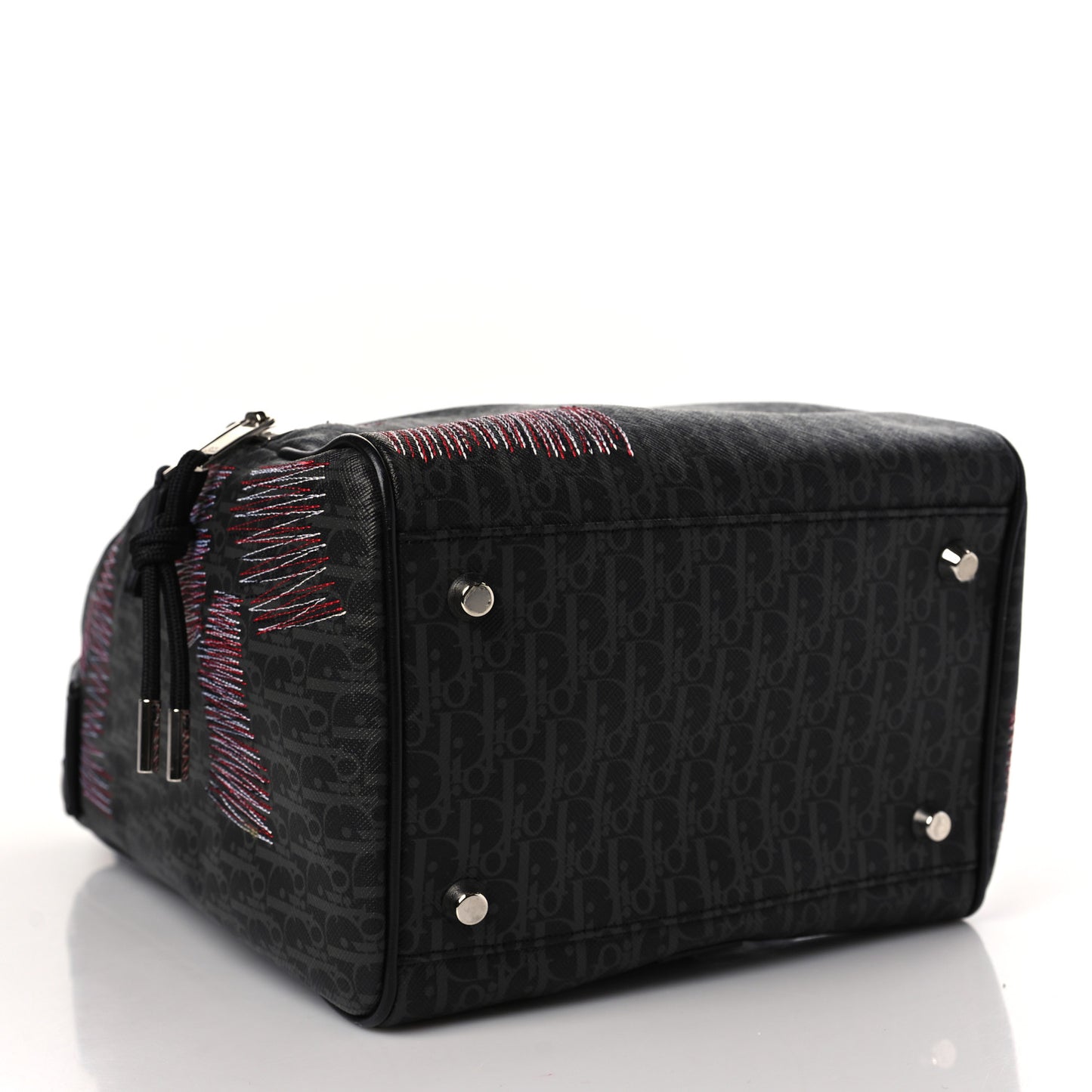 HOMME Coated Canvas Darklight Stitched Sling Backpack Black