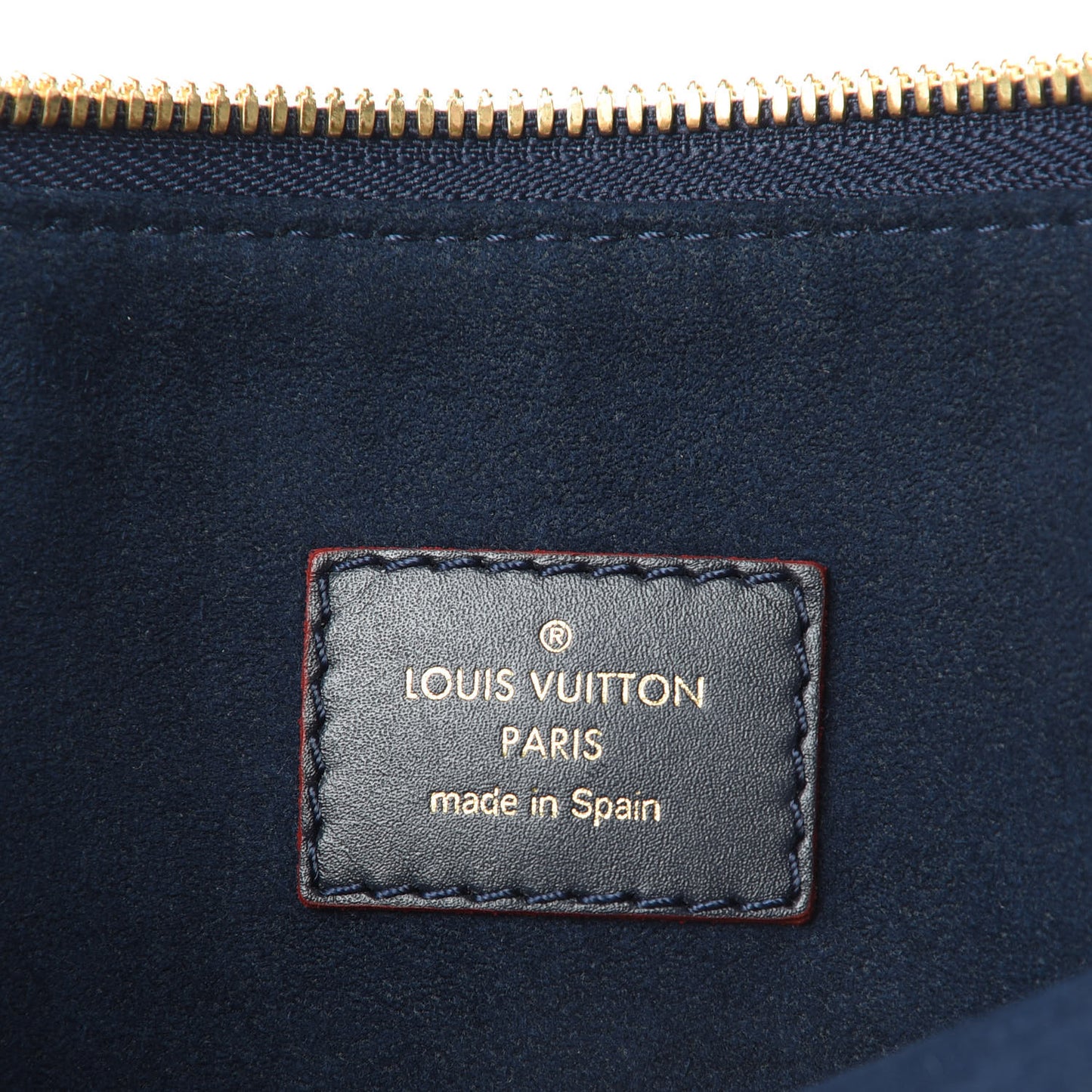 Empreinte V Tote MM Marine Rouge