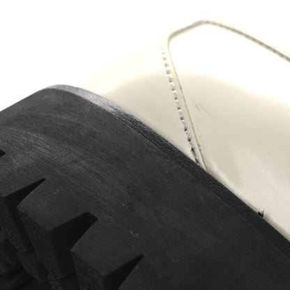 Gucci Cordovan Lux Womens Jeanne Platform Lug Sole 30/45mm Loafers 39 Mystic White 12 of 13