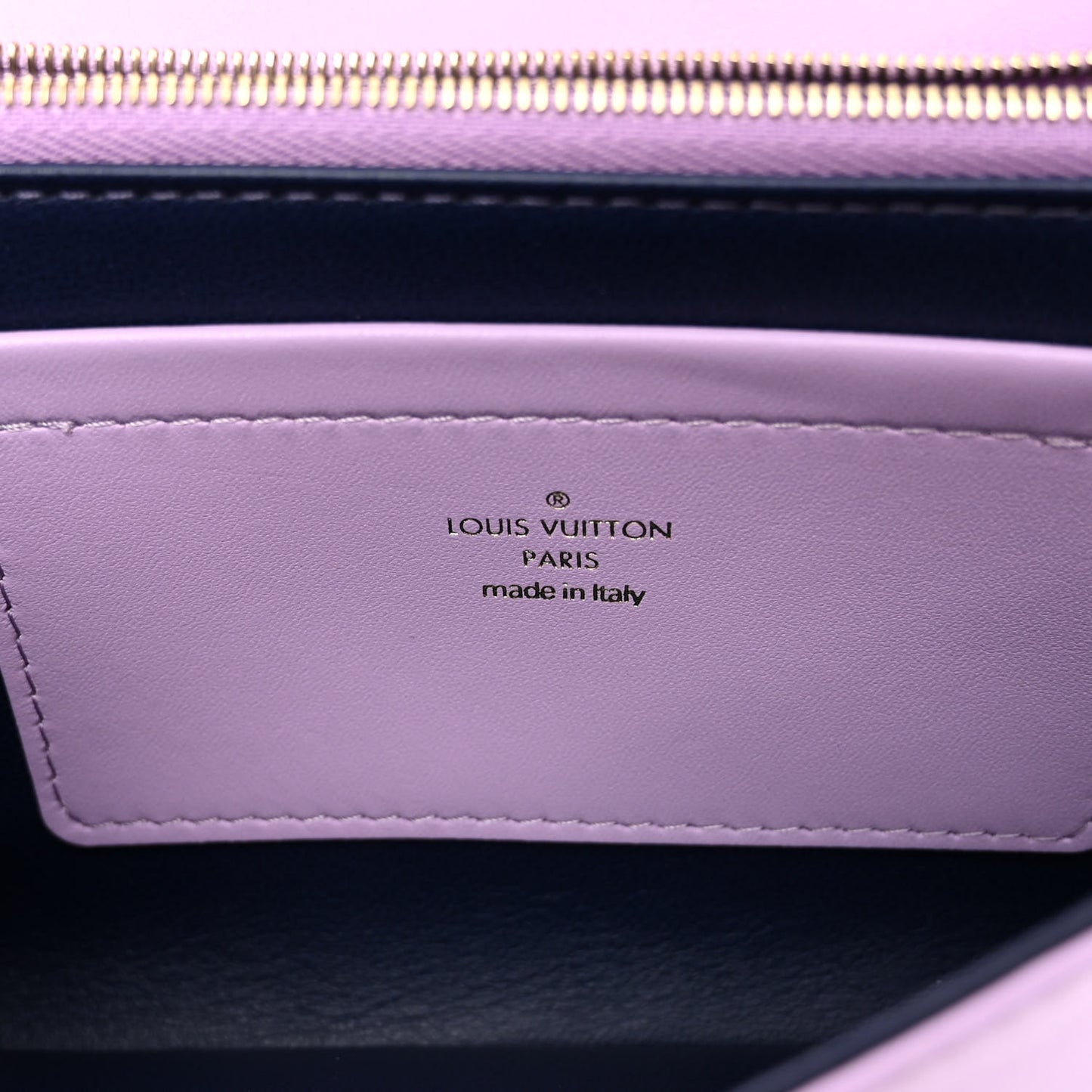 Lambskin Embossed Monogram Pochette Coussin Parme