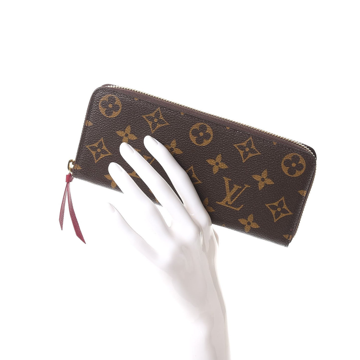 Monogram Clemence Wallet Fuchsia