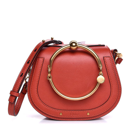 Chloe Calfskin Small Nile Bracelet Bag Earthy Red 1 of 12