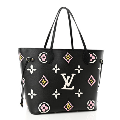 Louis Vuitton Monogram Giant Wild at Heart Neverfull MM Black 3 of 9